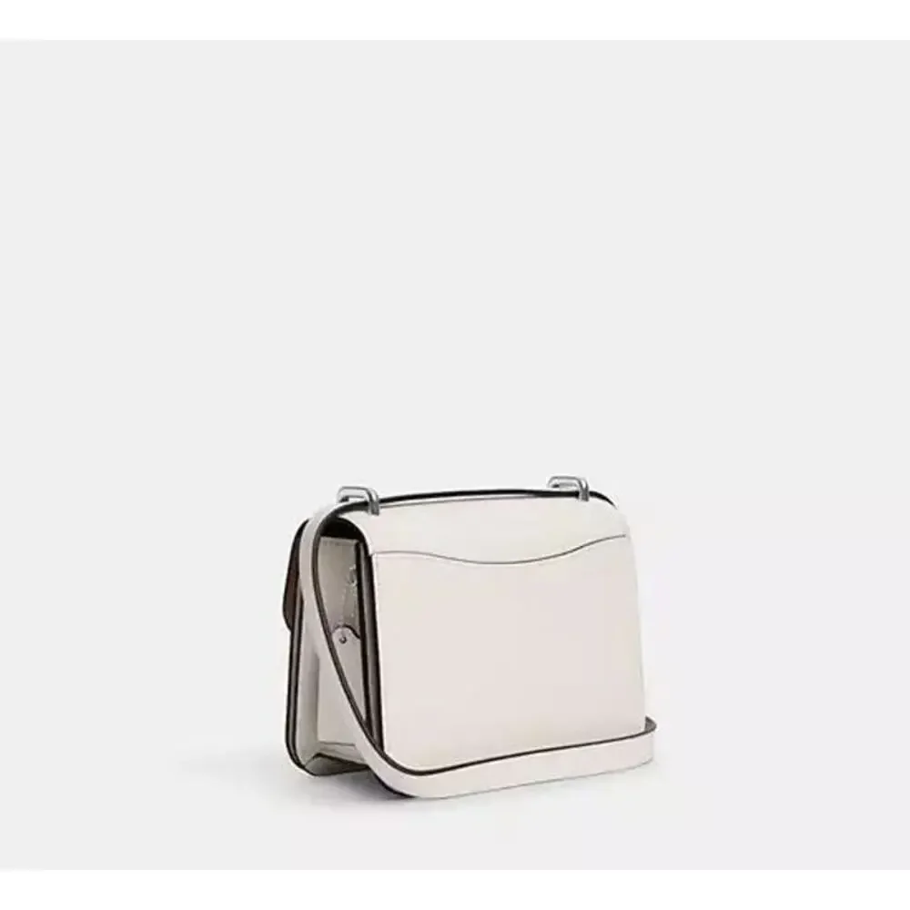 NWT! Coach Outlet‎ Morgan Square Crossbody  Silver/Chalk